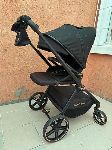военные сапоги: Прогулочная коляска INING BABY - Лёгкая и манёвренная рама с — 4
