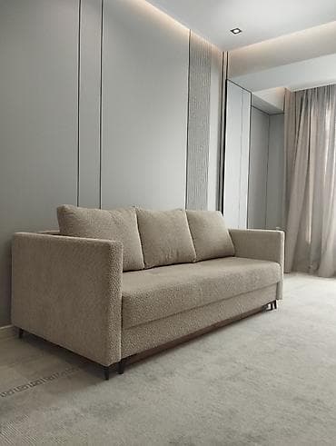 спальная: Спальный гарнитур, Новый, Двуспальная кровать, Кыргызстан, Бесплатная доставка, цвет - Бежевый — 2