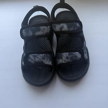 сапожки аляска: Детские спортивные сандалии привозные. - Цвет: черный с серым — 2