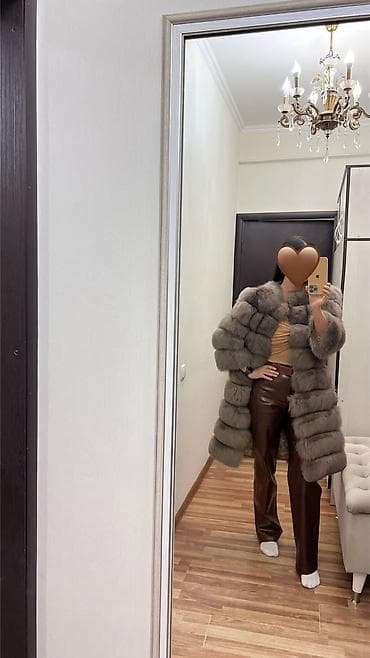 s: Шуба, Песец, По колено, ОАЭ, S — 1