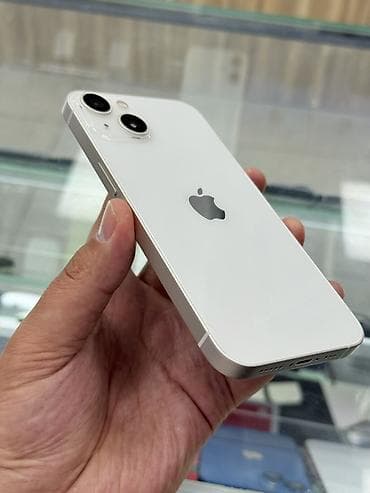 poco 7: IPhone 13, Б/у, 256 ГБ, Белый, Защитное стекло, Чехол, 100 % — 3