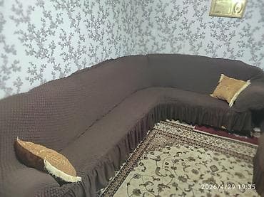 мебел для дома: Комплект мягкой мебели, Б/у, Самовывоз, цвет - Коричневый — 2