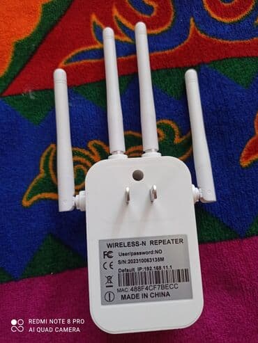 Продаю вай-фай усилитель .
Уточнять наличие at lalafo.kg Продаю вай-фай усилитель .
Уточнять наличие