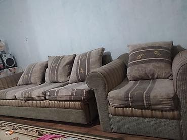 Туалетные столики: Комплект мягкой мебели, цвет - Серый — 1