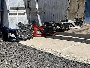 силовые бамперы: Передние бамперы для Chevrolet Spark 2) — в сборе и частично в сборе — 2