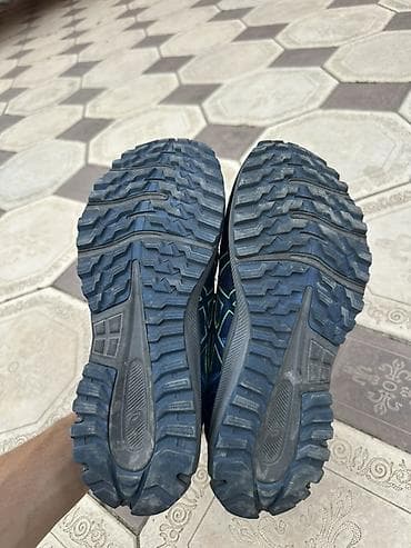 костюм 90 х мужской: Мужские кроссовки, 41.5, Asics, Б/у, цвет - Синий, Самовывоз — 6