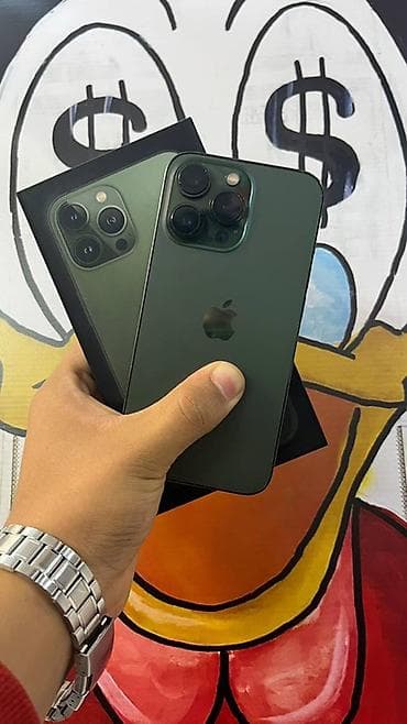 mac studio: IPhone 13 Pro, 256 ГБ, Alpine Green, Наушники, Кабель, Коробка — 1