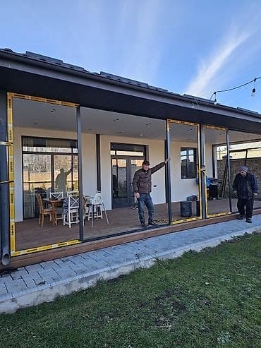 купейные двери: Панорамное остекление террасы/верандЫ с раздвижными системами - — 3