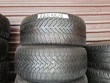 16 c: Шины 225/45 R16 - Размер: 225/45 R16 (указан на бирке). - Тип — 1