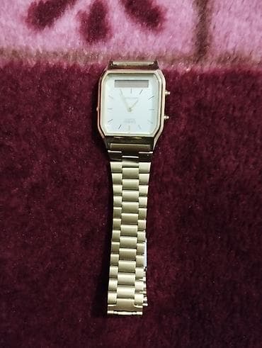 Классические часы: Классические часы часы, Casio, Золото, Оригинал, Унисекс, Б/у — 2