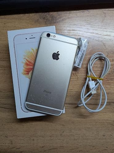 айфон 6 с купить: IPhone 6s, Б/у, 64 ГБ, Золотой, Наушники, Кабель, Коробка, 100 % — 1