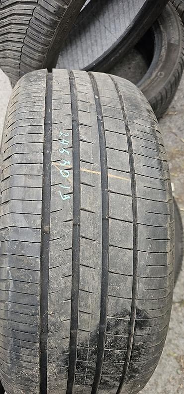 rays volk: Шины 245 / 50 / R 19, Лето, Б/у, Пара, Легковые, Япония, Dunlop — 1