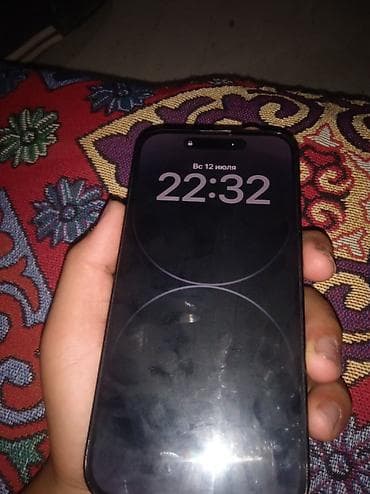 IPhone 14 Pro, Б/у, 128 ГБ, Jet Black, Защитное стекло, Чехол, 75 % — 7