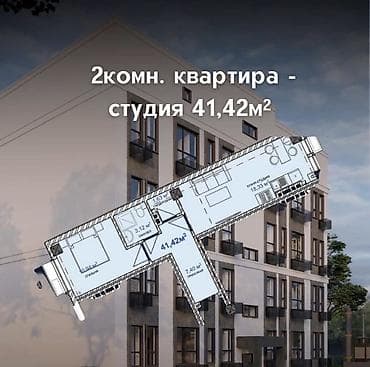 Новостройки от застройщика: 2 комнаты, 33 м² — 6