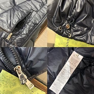 пуховик на девочку: Мужская куртка, S, M, Gucci, Новый, цвет - Синий, Бесплатная доставка — 5