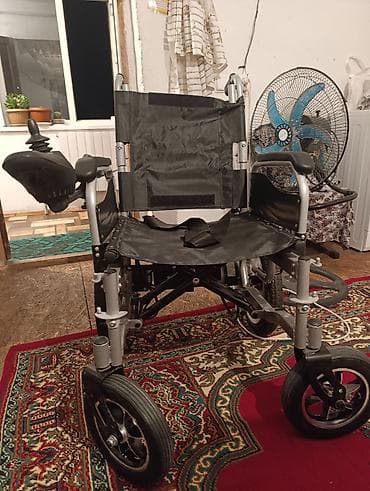 Медициналык кийим: Электрическая инвалидная коляска с джойстиковым управлением - — 5