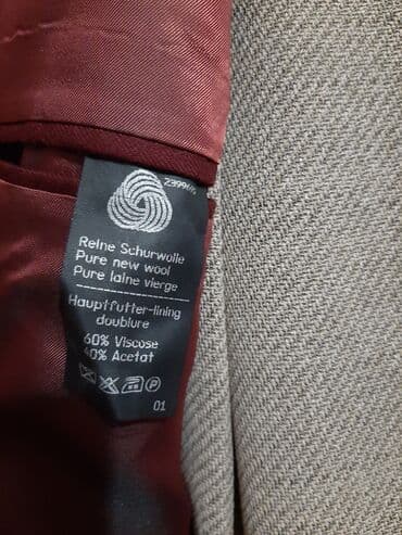 Киреге берилүүчү кийимдер: Мужские костюмы по 700 сом (без брюк) Бардовый пиджак легкий весна — 5