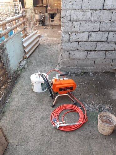 малярный пистолет: Безвоздушная аппаратная покраска водоэмульсионной краской от 40сом за — 2