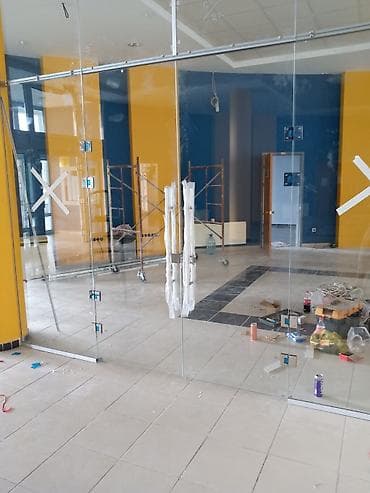 Буюртмага терезелер: Буюртмага Бүтүндөй айнектен жасалган тосмо, Офис үчүн, Брондолгон айнек, Монтаждоо, Демонтаждоо, Акысыз өлчөө — 9