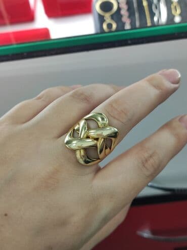 эксклюзивные свадебные пригласительные: Кольца Италия Новинка Серебро 925 с напылением жёлтое золото Размеры — 2