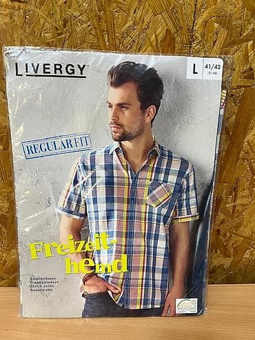 nike tech: Мужская рубашка LIVERGY Regular Fit - Модель: Freizeit‑hemd — 1