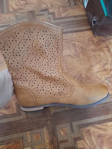 нью роки: Женские демисезонные сапоги низкие.Paolo Richi. - Материал — 1