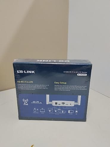 Модемы и сетевое оборудование: Маршрутизатор LB-LINK AX300 Wi‑Fi 6 4G LTE (модель BL‑CPE600EU) — 2