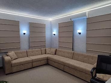 рамки шторки: Блэкаут, Светонепроницаемая, Изготовление на заказ, Для зала — 4