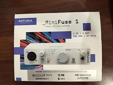 Другая аудиотехника: Arturia MiniFuse 1 — компактный USB‑аудиоинтерфейс для записи вокала — 1