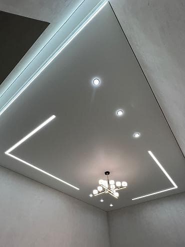 prima construction: Натяжной потолок Матовое Монтаж — 6