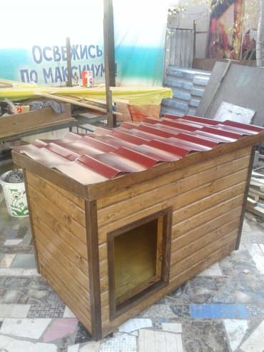 прием бездомных собак: Продаются будки и вольеры для собак и кошек, разных пород, на заказ и — 1