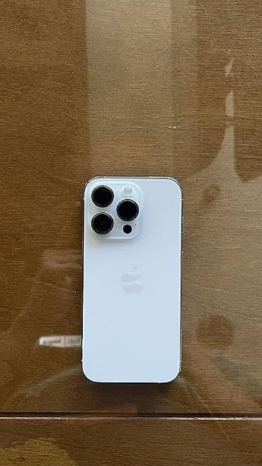 aiphone 15 pro: IPhone 14 Pro, Б/у, 128 ГБ, Белый, 80 % — 1