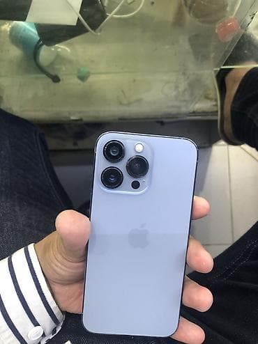 Техника и электроника: IPhone 13 Pro, Б/у, 256 ГБ, Sierra Blue, Чехол, 74 % — 9