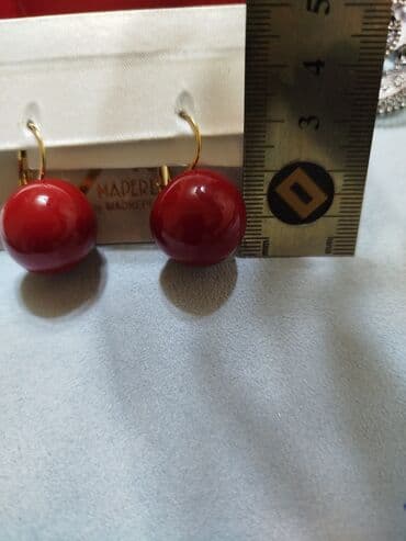 золото лом: Серьги, Женские, Вставка: Жемчуг, Новый — 10