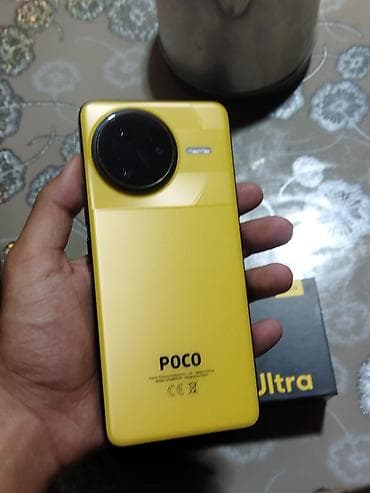 Poco F7 Ultra, Б/у, 512 ГБ, цвет - Желтый, 2 SIM