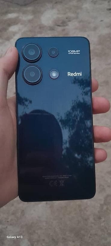 пульт ми тв: Redmi, Redmi Note 13, Б/у, 128 ГБ, цвет - Черный, 2 SIM — 1