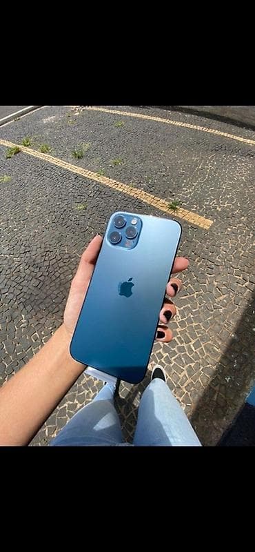 IPhone 12 Pro Max, Б/у, 256 ГБ, Pacific Blue, Кабель, 72 % at lalafo.kg IPhone 12 Pro Max, Б/у, 256 ГБ, Pacific Blue, Кабель, 72 %