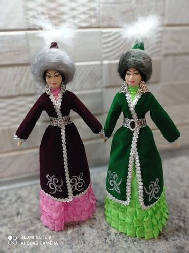 продаю куклы: Керамические национальные куклы- сувениры, производство Кыргызстан — 2