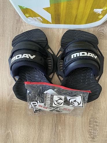 сап боард: Кайт борд Wanna Play + крепления+ ручка. - Доска Wanna Play (надпись — 4