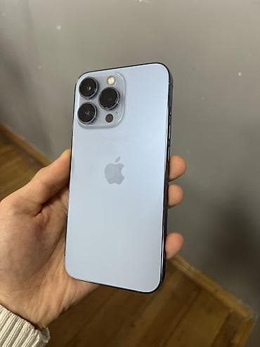 pro max: IPhone 13 Pro, Б/у, 128 ГБ, Синий, Защитное стекло, Коробка, 81 % — 3