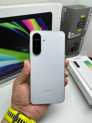 Samsung Galaxy A56, Новый, 256 ГБ, цвет - Белый, В рассрочку, 1 SIM, 2 SIM, eSIM