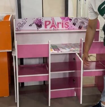 купить посуду: Детский стол, Новый, Дерево, Самовывоз — 2