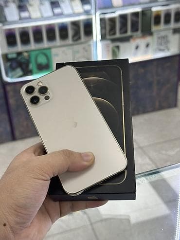 iphone бу цена: IPhone 12 Pro, Б/у, 128 ГБ, Золотой, Коробка, 92 % — 1