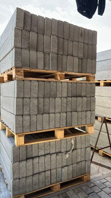 брусчатка бишкек дом брусчатки'' тротуарная плитка бордюры бишкек: Тротуарный бордюр, Бетонный, Другие особенности, 100 — 5