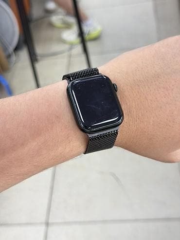 айку 13: ⌚ Apple Watch 7 45mm 🔥 Акб 92% 🔥 Темир ремени менен 🔥 Экранында майда — 4