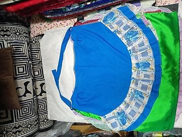 хлопковое: Ашкана фартугу (алжапкыч) ​Модели: Белге байлануучу жарым тегерек — 7