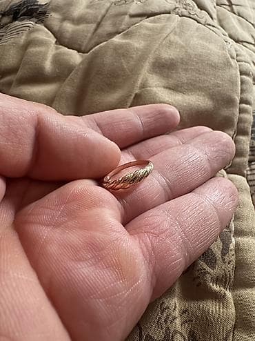 парные браслеты с вибрацией: Кольцо, Обручальное, Проба 585, Унисекс, Без вставки — 2