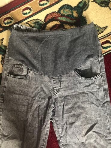 джинсы голубые: Джинсы и брюки, цвет - Серый, Б/у — 1