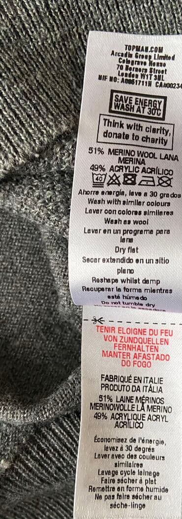 пистолет на пистонах: Продам Пуловер мужской Topman (размер L) — 7