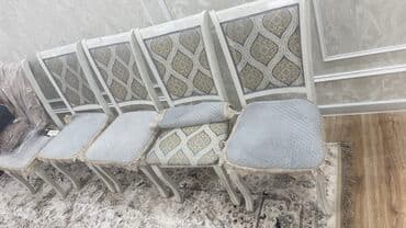 бу стулья для кухни: Стул для кухни, Б/у, Дерево, цвет - Бежевый — 1